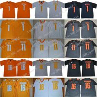 Wholesale NCAA Tennessee Volunteers Peyton Manning Jersey Men Jason Witten Jalen Hurd Joshua Dobbs College SEC Men Stitched Orange Gray White