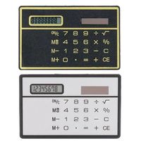 Wholesale 8 Digit Ultra Thin Solar Power Calculator with Touch Screen Credit Card Design Portable Mini Calculator for Business School