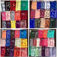 Wholesale 71 colors brand skull scarf for women and men Best quality pur silk satin fashion women Italy brand scarves pashmina shawls