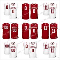 Wholesale Custom Indiana Hoosiers Red White Personalized Stitched Any Name Any Number Victor Oladipo Thomas NCAA College Basketball Jersey S XL