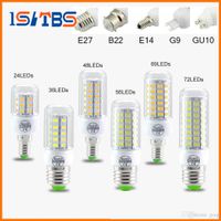 Wholesale SMD5730 E27 GU10 B22 E14 G9 LED lamp W W W W W V V angle SMD LED Bulb Led Corn light