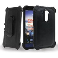 Wholesale For BLU R1 HD Defender Protective Holster Belt Clip Kickstand Built In Screen Protector Crystal Rugged Back Case Cover