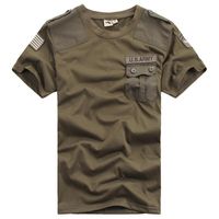 Wholesale Men Tactical T shirts Army free soldier Bomber fiber Military Combat Short sleeve Tops Cotton Breathable Quick Dry Tees