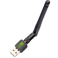 Wholesale 50pcs Free Drive Mbps USB Wireless Adapter Network Card Desktop Laptop Wifi Receiver External AP Block Antenna b G N