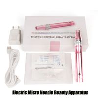 Wholesale Electric Derma Pen Stamp Auto Micro Needle Microneedle Roller Beauty Apparatus Anti Aging Reduce Wrinkles Scar Skin Therapy Wand