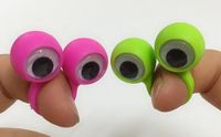 Wholesale 500PCS Eye Finger Puppets Plastic Rings with Wiggle Eyes Party Favors for Kids Assorted Gift Toys Pinata Fillers Birthday