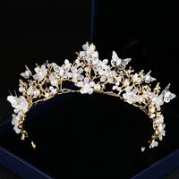 Wholesale Bridal Crowns For Wedding Bridesmaid Flower Girls Crystal tiara Rhinestone crown headband Wedding Dress Studio Tiara Butterfly cm