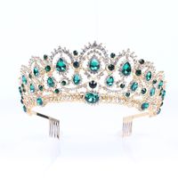 Wholesale Luxury Bridal Headpieces Wedding Crystal Crowns Tiaras Rhinestone Headband Girl Princess Party Jewelry Sparkle Hair Accessories