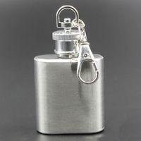 Wholesale Eco friendly Food Grade Plastic Cover Wine Glass Ounce Multi Size Stainless Steel Hip Flask Portable Bar Bottle DH0084