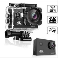 Wholesale Ultra HD K Sport Action Camera m WIFI Waterproof Video Camera MP P Inch LCD Helmet Cam Diving Recorder