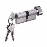 cilindro de bloqueo Cylinder Hardware Cerradura de seguridad para puerta de interior de aluminio con 3 llaves