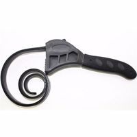 Wholesale 500mm Rubber Strap Wrench Universal Black Wrench Adjustable Spanner For Any Shape Opener Tool Car Repair Tools