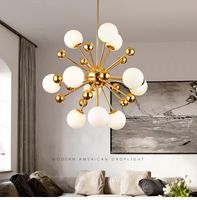 Glass Led Lamp Modern Design Chandelier Ceiling Living Room Bedroom Dining Room Light Fixtures Decor Home Lighting G4 12 Lights 90 260v