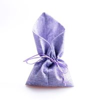 Wholesale 14 cm Wedding Birthday Party Gift Bags Triangle Burlap Hessia Bag New Arrival Idea Drawstring Candy Bag