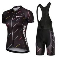 Wholesale Racing Sets Women Summer Cycling Clothes Bicycle Short Sleeve Jersey Set Road Bike Clothing Girl Uniform Lady Bib Pants