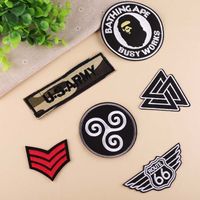 Nouveauté Wolf Bear brodé sew on patches Brassard Badge Pour Bricolage Vêtements