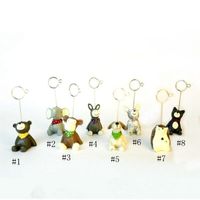 Wholesale Party Decoration Style Mini Resin Animal Shaped Table Number Holder Place Card Clip Wedding Birthday Party Decoration EEA483