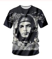 Wholesale New Fashion Mens Womans Argentina Hero Che Guevara T Shirt Summer Style Funny Unisex D Print Casual T Shirt Tops Plus Size AA09