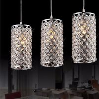 Wholesale Modern Golden chrome lustre LED Crystal chandelier crystal lamp E27 Chandelier Lighting Fixture Pendant Ceiling Lamp Crystal