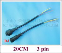 Wholesale general pin connector wire cable waterproof IP65 waterproof male and female for outdoor LED lightings V CM pin CE ROHS
