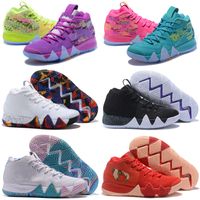 Wholesale 2019 big boys Kids Irving IV Outdoor Shoes Womens Green Kyrie Halloween Dotd Pe Day Of The Dead CTC Confetti Carpet girls Trainer