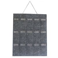 Wholesale Fashion Sunglass Hanging Storage Bags With Slots Lightweight Felt Earring Necklace Jewelry Holder Household Wall Hanger In Stock lx E19
