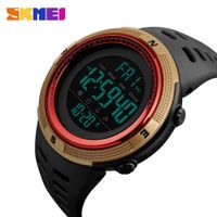 Wholesale SKMEI Men Sports Watches Fashion Chronos Countdown Men s Waterproof LED Digital Watch Man Military Clock Relogio Masculino