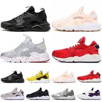 tenis huarache negro con blanco