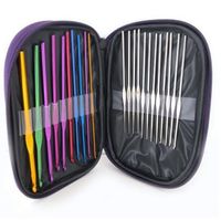 Nouveau aluminium tricot crochet Widget Pull Yarn Needle STITCH porte-outils