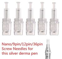 Wholesale Replace Nano NC260 Micro Needle Cartridges Screw Tips for Rechargeable Derma Pen Dr Pen Anti Spot Skin Rejuvenation