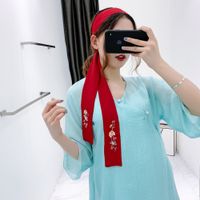Wholesale 2020 new scarf traditional China Suzhou handmade embroidery scarf Bandanas for women cm hot sale