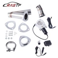 Wholesale RASTP quot quot quot Universal Electric Stainless Steel Exhaust Pipe Cutout Cut Out Dump Valve with Remote Control RS BOV056
