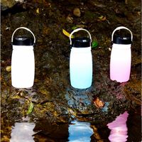 Wholesale The latest solar lights rechargeable waterproof Powerbank camping outdoor lights decorate your home garden led lights can be used as water c