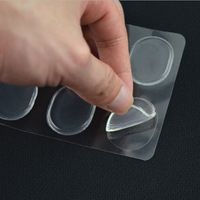 Wholesale 6 Sheet Women Gifts Silicone Gel Shoe Insole Inserts Pad Cushion Heel Grips Liner