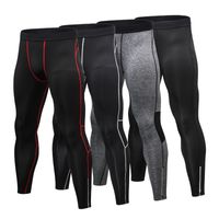 Wholesale Men Fashion Elastic Fitness Male Trousers New Summer Casual Pants Men Brand Compression Tights Skinny Leggings