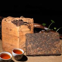 Wholesale Hot sales g Ripe Puer Tea Yunnan Classic Pu er Tea Organic Natural Pu er Oldest Tree Cooked Puer Brick Black Puerh Tea