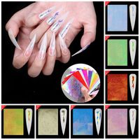 Wholesale Creative Nail Flame Sticker Fantasy Color Adhesive Paster Fit Manicure Women Girls Gilding Nails Decals Pieces pp E1
