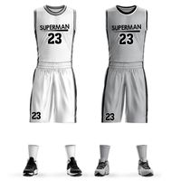 Wholesale Design Basketball Jersey Sublimation Printing Fox Custom Basketball Uniform Men Running Kits