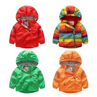 Wholesale Kids Toddler Boys Jacket Coat Spring Autumn Hooded Windbreaker For Children Outerwear Baby Clothes infant Blazer Clothing1 T