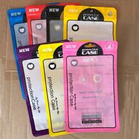 Wholesale 1000Pcs cm colors Plastic Cell Phone Case Bags Mobile Phone Shell Packaging Zipper Pack For iphone plus case cover