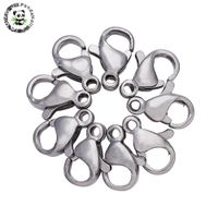 Kettenverschluss in silber 6x10 mm Karabinerverschluss 5 St/ück