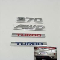 Wholesale For Honda URV CRV Avancier Crown Accord Civic HR V AWD TURBO Emblem Rear Boot Trunk Tail Logo Car Stickers