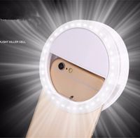 Wholesale Makeup Mirror LED Mobile Phone light Artifact Pro Lady LED Beads Photography Light Beauty Tools For Photo fill light