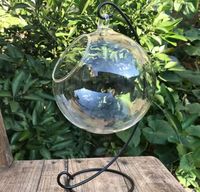 Mini verre paysage bouteille Terrarium Récipient Fleur vases forme carrée