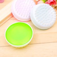 Wholesale Multicolored Round Shampoo Comb and Rinse Products Hot Massage Shampoo Factory Direct Selling Bath Clean Protective Brush