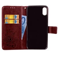 Wholesale Four leaf Pattern Leather Phone Case Cover With Card Slots Wallet Leather Phone Flip Case for iPhone Samsung One Plus Moto LG HTC DHL