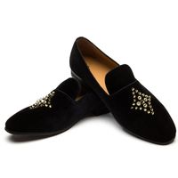 Wholesale Casual Pointed Toe Loafers Shoes Men Rivet Summer Office Footwear Plus Size Black Slip On Height Increasing Mocassin Homme