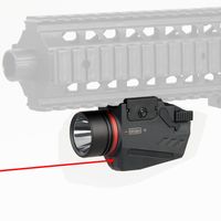 Wholesale PPT Hunting Scope Red Laser Outdoor Flashlight Compact sub compact Lumen For Airsoft Shooting CL15