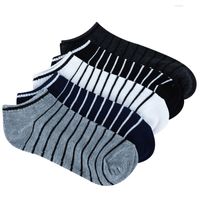 Wholesale Mens Socks Pairs Package Male Summer Light Socks Stripe Cotton Short Sock Couples Socks