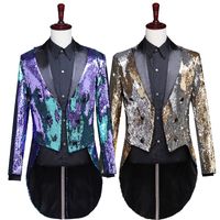 FRAC DONNA ROSSO PAILLETTES più grande spettacolo Giacca Costume